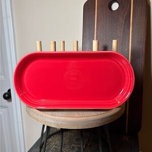 Fiestaware Red Serving Tray